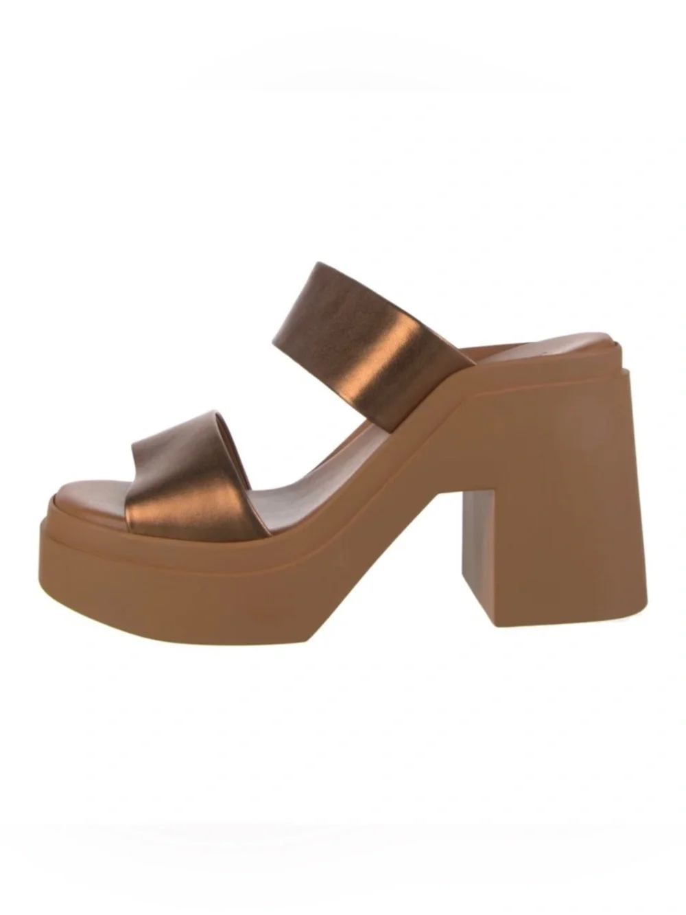 Robert Clergerie Next Platform Sandals Metallic Bronze Sizes-EUR 37,39,39.5 NIB